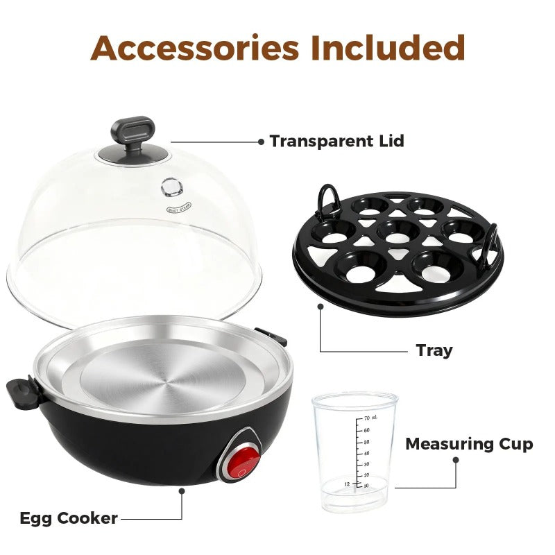 7-Egg Electric Egg Cooker – Quick & Easy Breakfast Maker