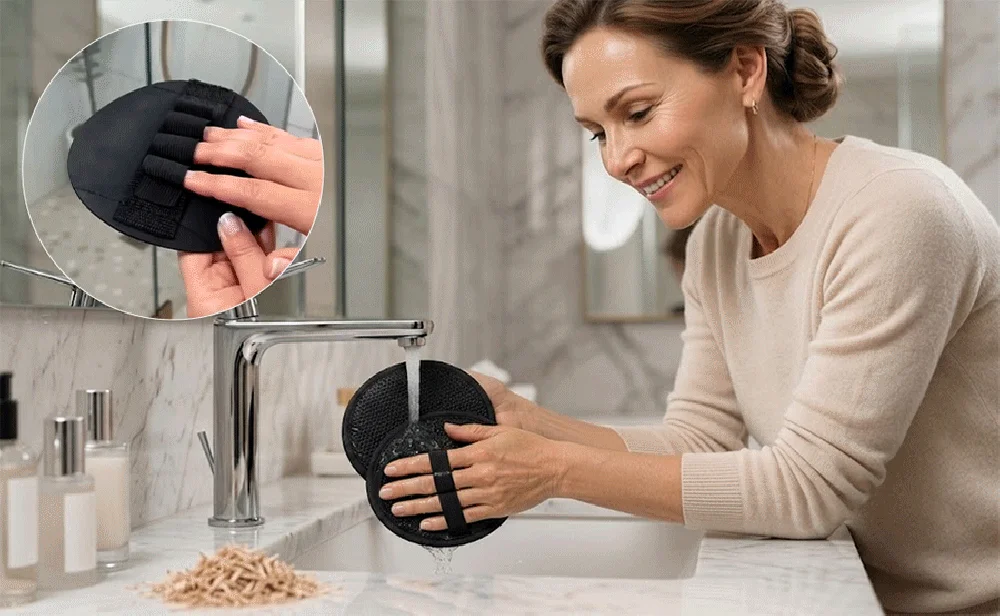 No-Pain Exfoliating Bath Scrubber Glove