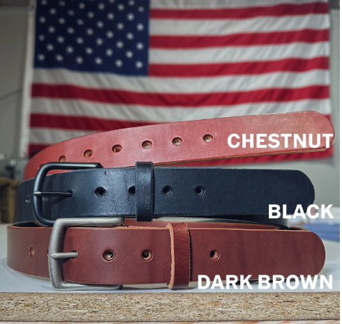 🔥100% Handmade Full-grain Buffalo Leather Belt