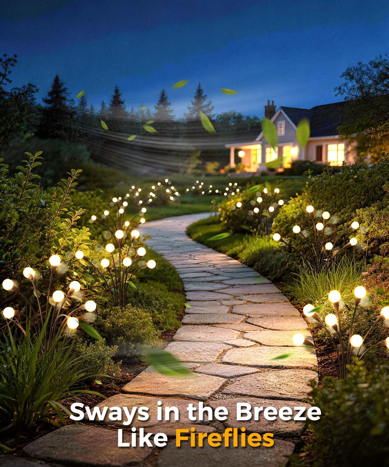 🔥LAST DAY 60% OFF✨SolaBloom: Solar Firefly Garden Stake Lights💫