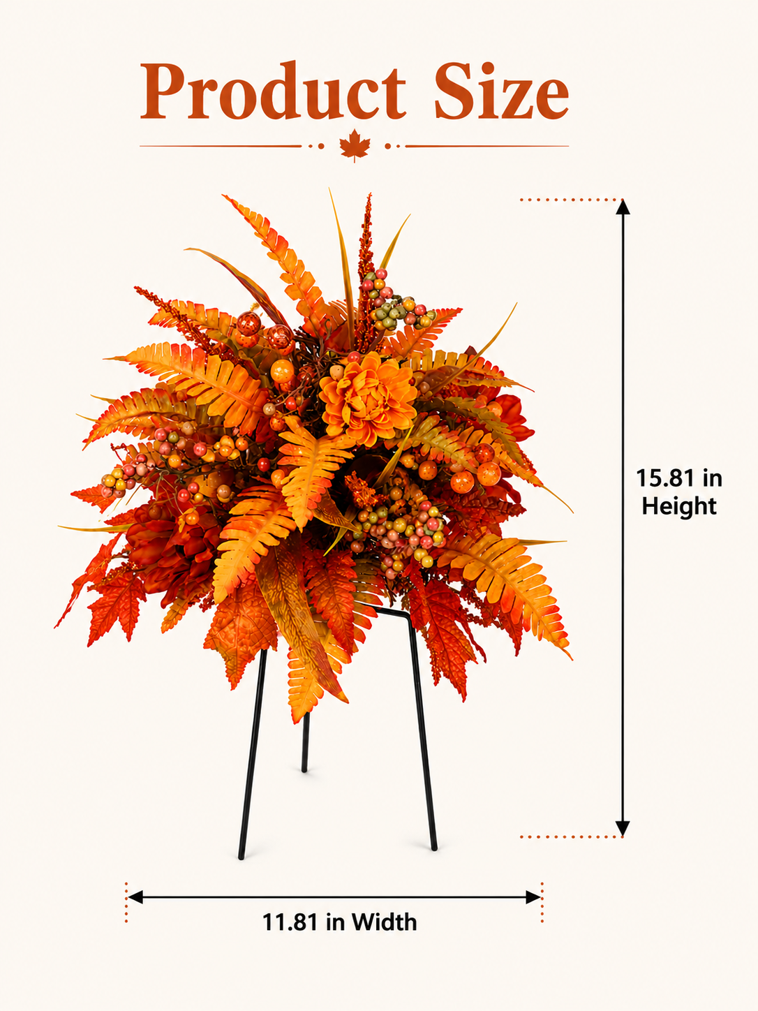 💥BUY 1 GET 1 FREE (2 PCS)🔥🍂Autumn Harvest Floral Garden Stake Arrangement