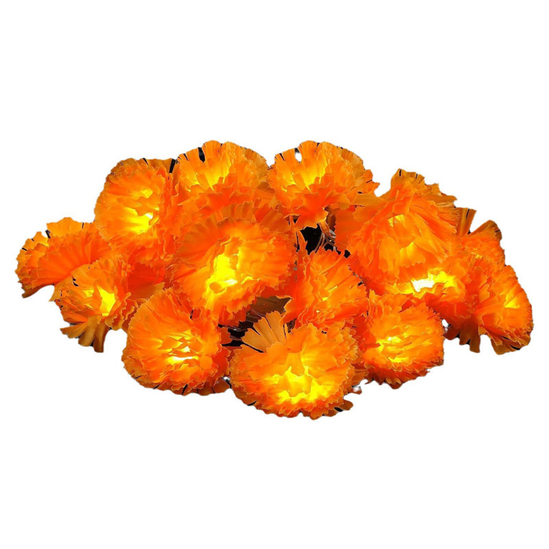 💀New Arrival 50% OFF! 🌼 HOT SALE 🎃 Marigold Flower LED String‑Light Set 👻🕯️