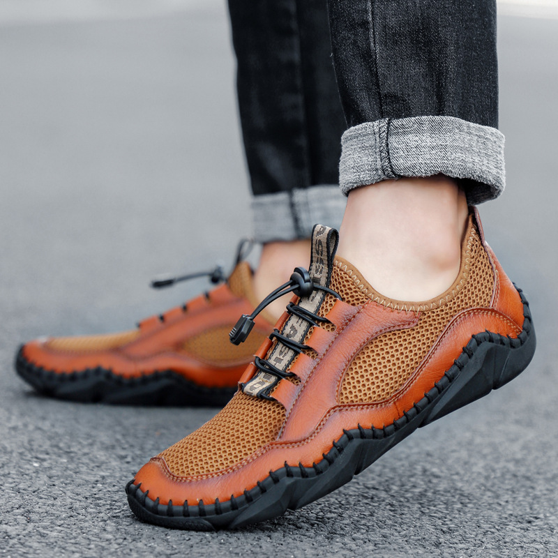 ⏰Promotion - 50% OFF🔥Men's - Italian Cowhide Breathable Loafers