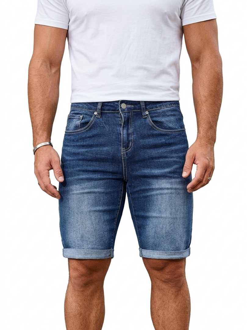 Stretch Denim Zomershort