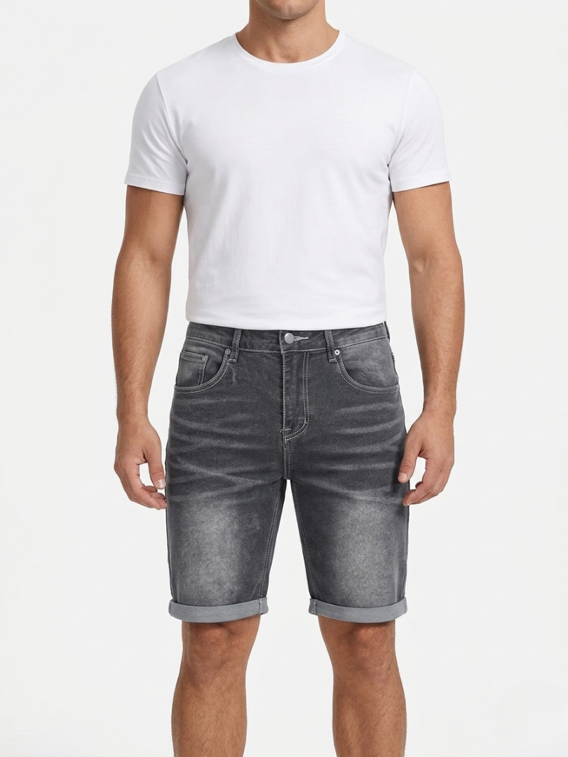 Stretch Denim Zomershort