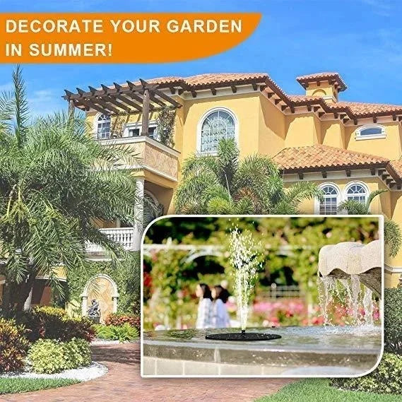 🌞New arrival 40% OFF!⛲Compact Solar Bird Fountain Pump – Keep Your Garden Alive!🏖️