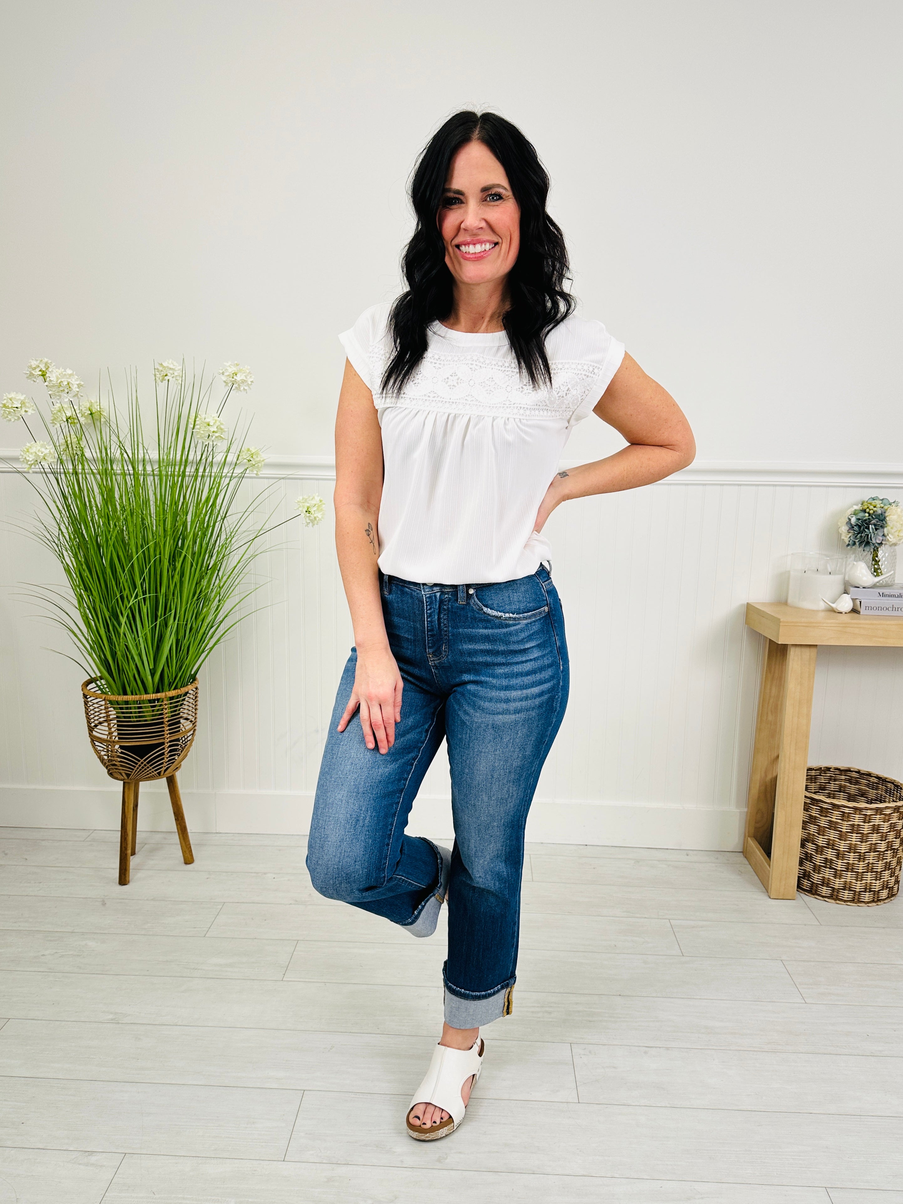 Get It Straight Tummy Control Straight Jeans