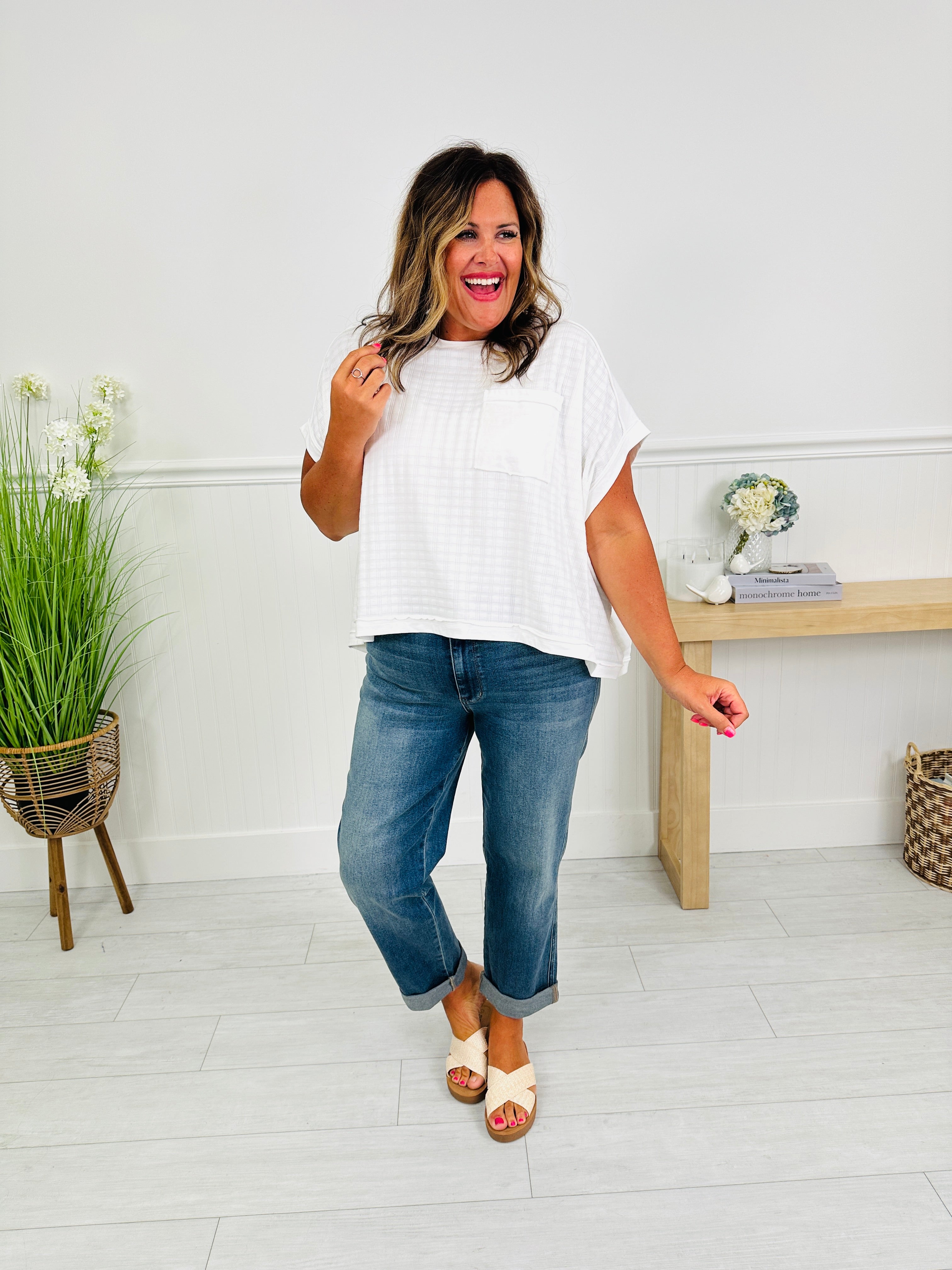Judy Blue Never Going Back Adjustable Boyfriend Jeans
