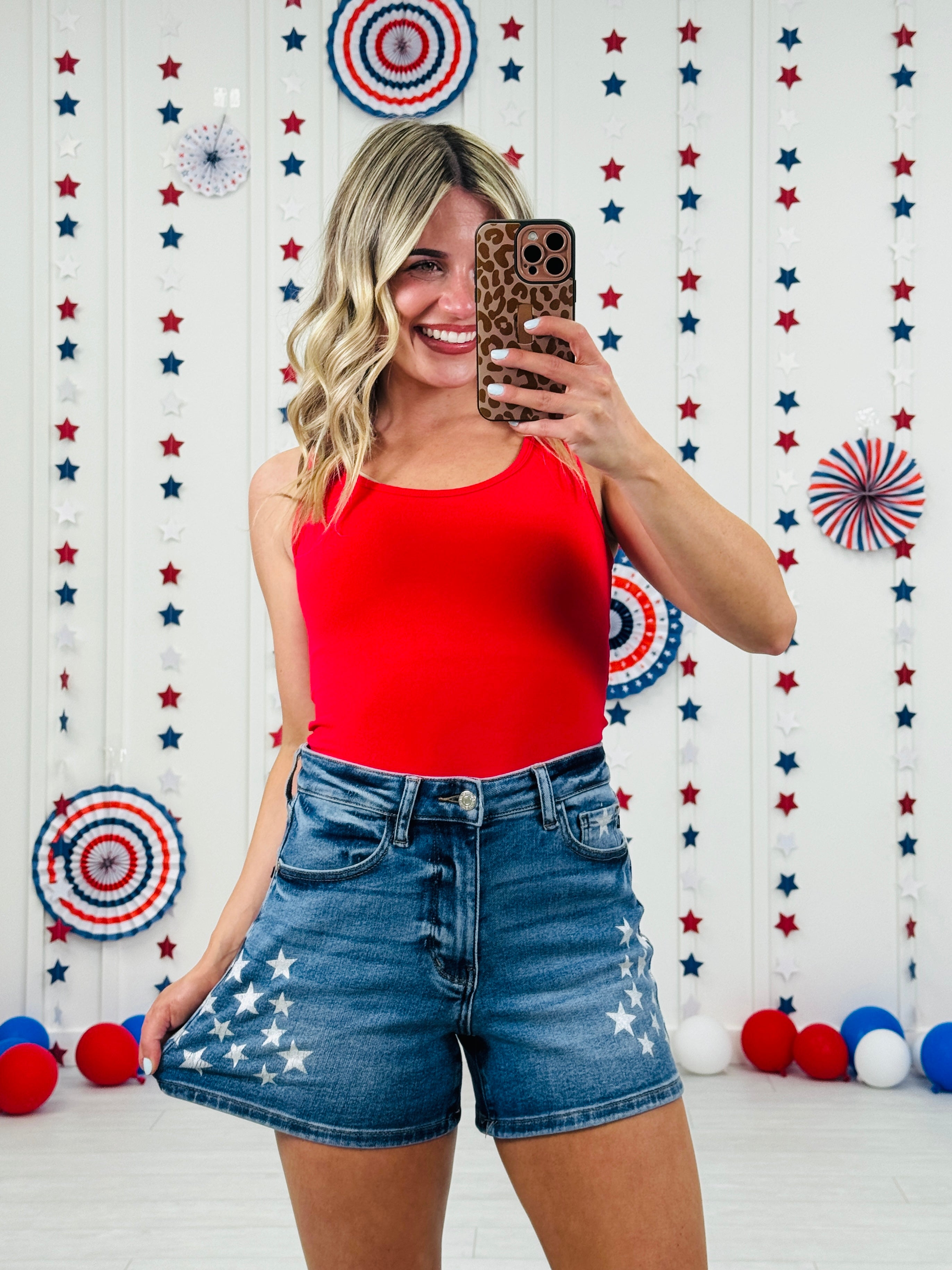 Judy Blue Star of Summer Shorts