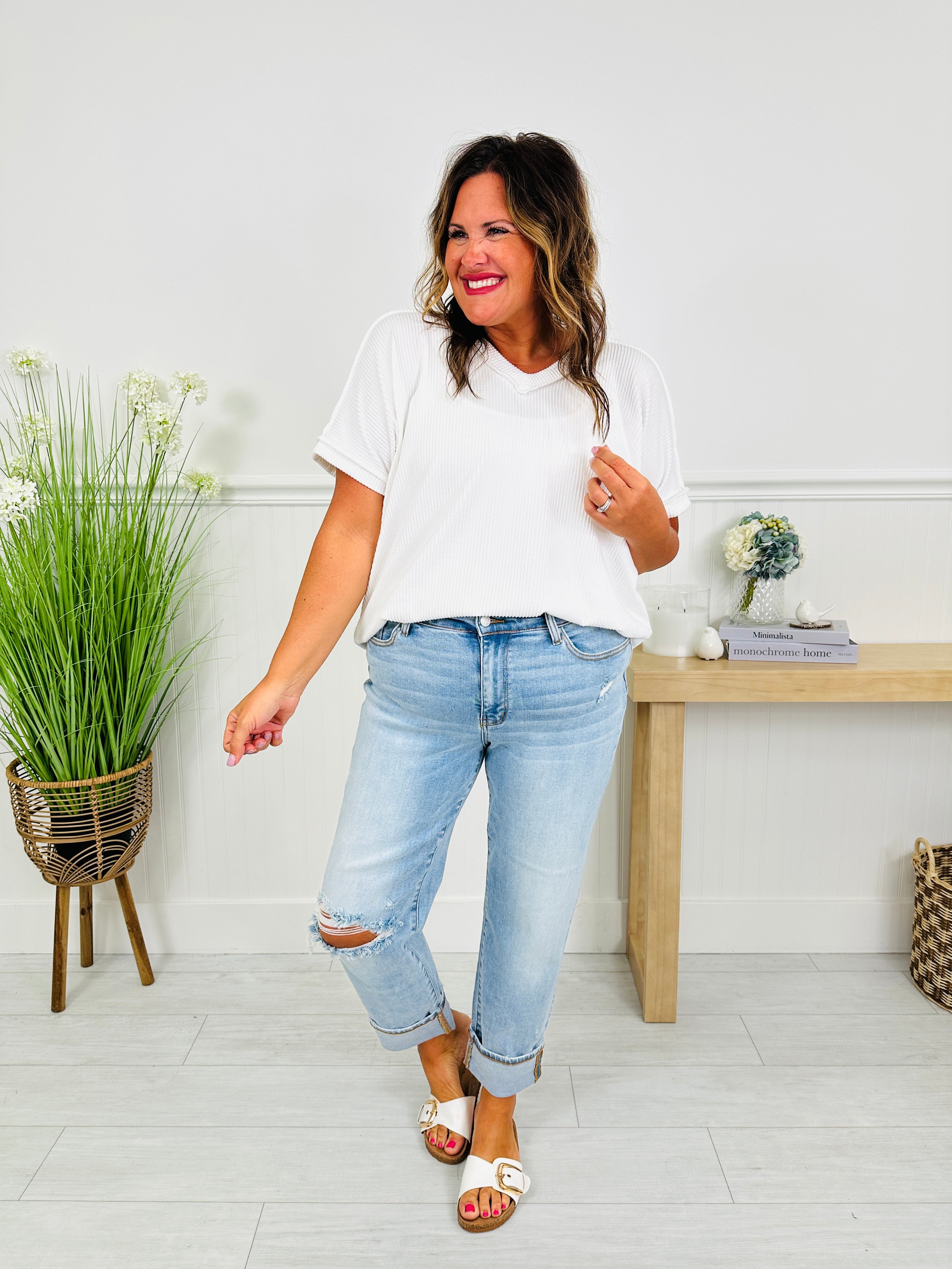 Judy Blue Boyfriend Energy Boyfriend Jeans