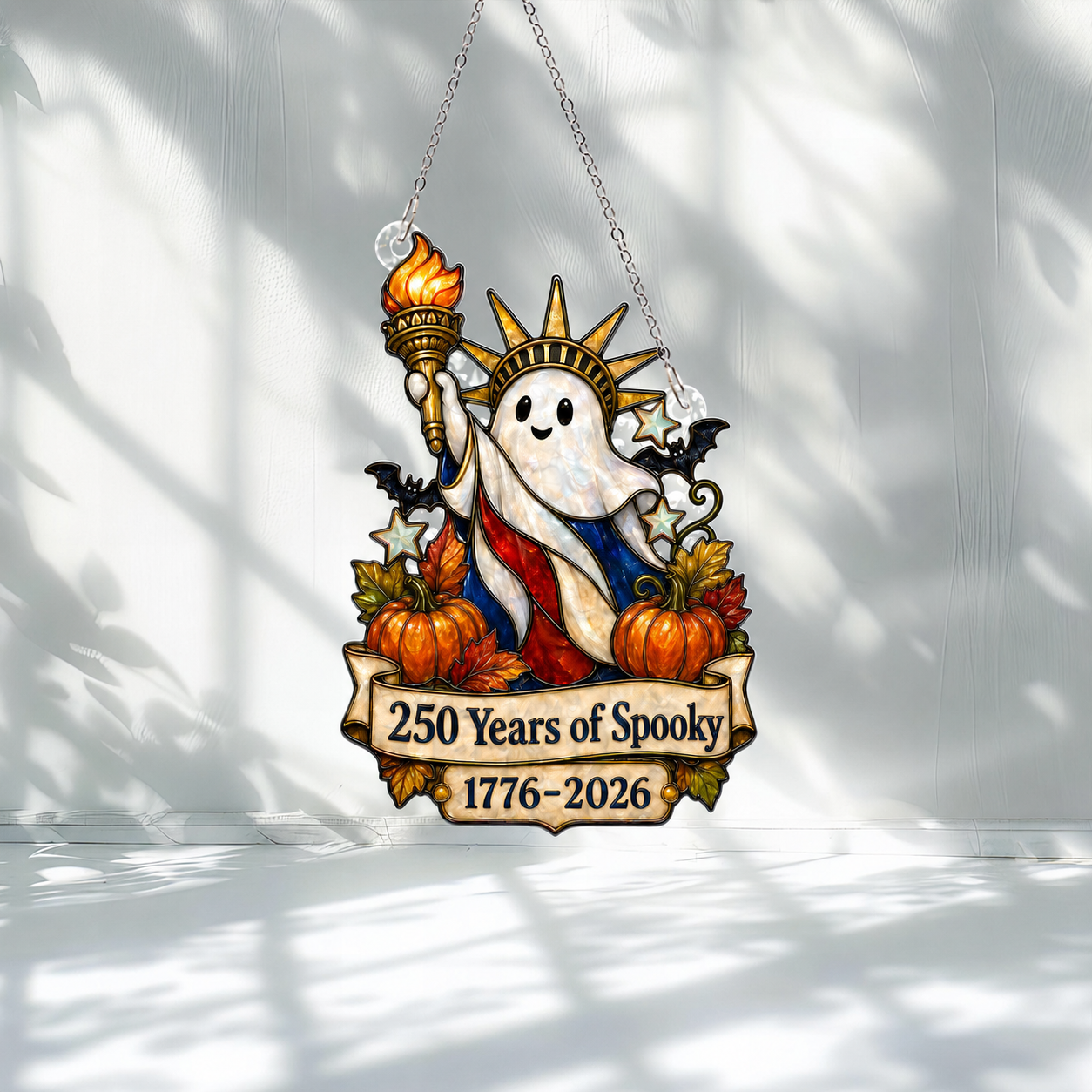 👻 Statue of Liberty Ghost Suncatcher