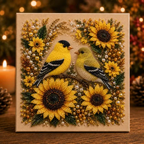 📈🔥2026 Top Picks🐦 Cardinal Winter Pearl Art DIY Kit