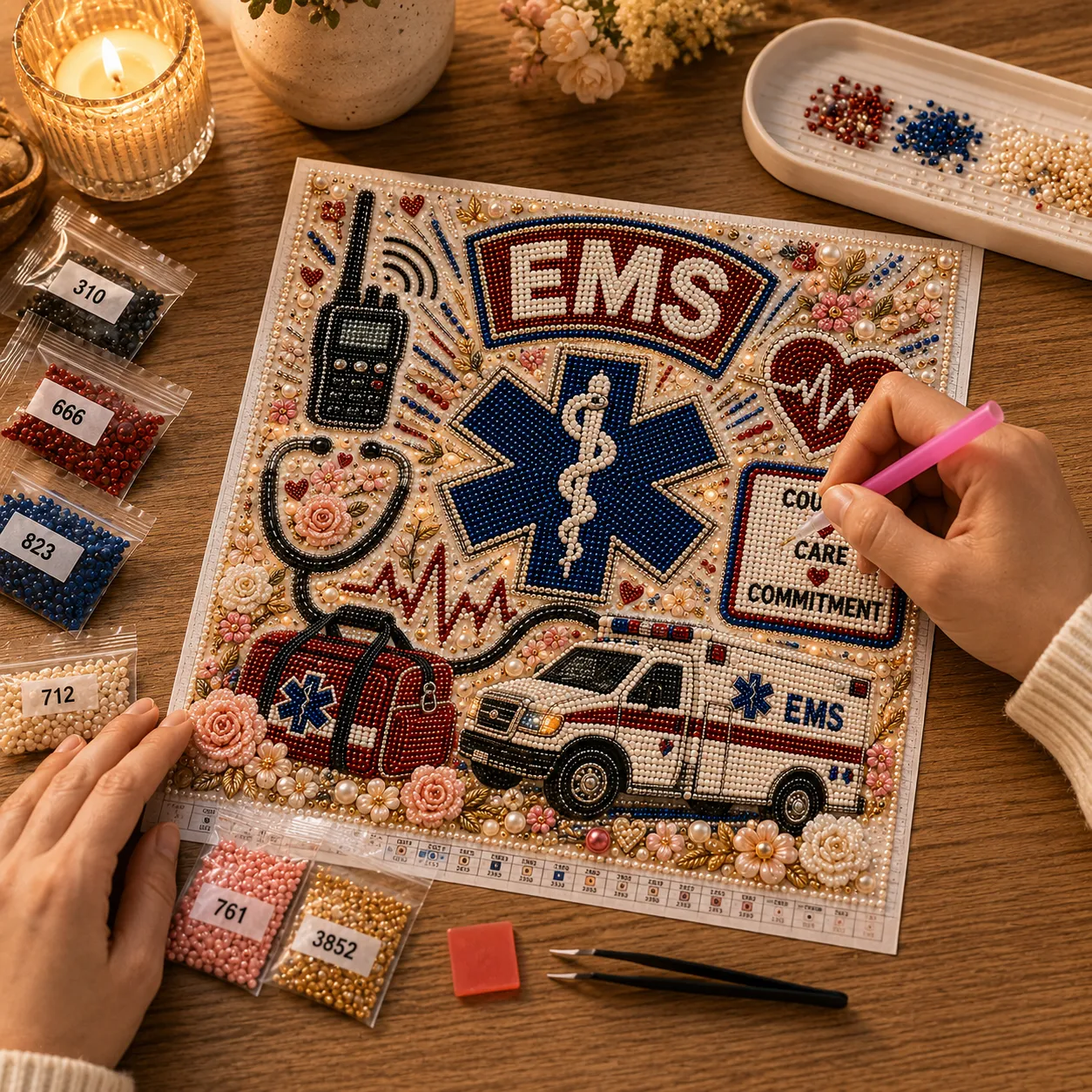 📈🔥2026 Top Picks🚑 EMS Pearl Art DIY Kit