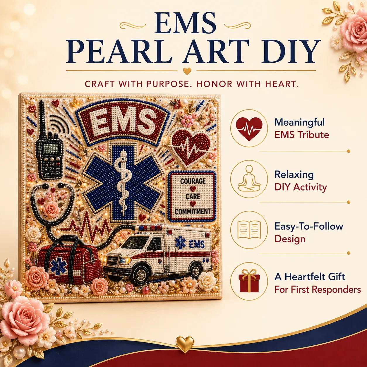 📈🔥2026 Top Picks🚑 EMS Pearl Art DIY Kit