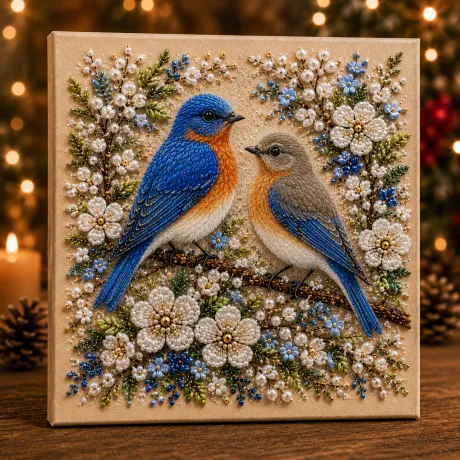 📈🔥2026 Top Picks🐦 Cardinal Winter Pearl Art DIY Kit