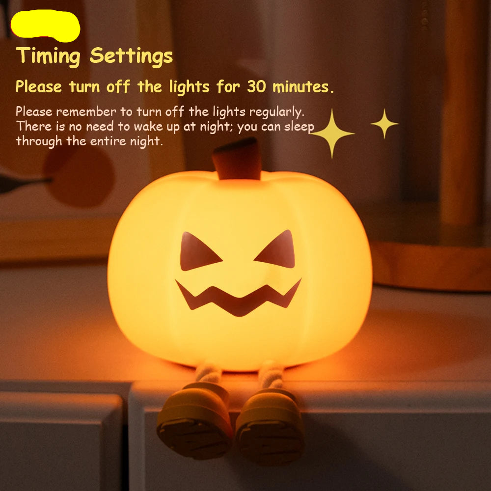 Soft Glow Pumpkin Night Light