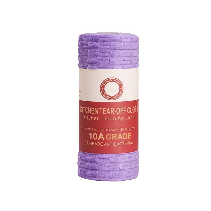 10A Tearable Reusable Plush Cleaning Cloth Roll, Washable Absorbent Household Cleaning Towels 🧻
