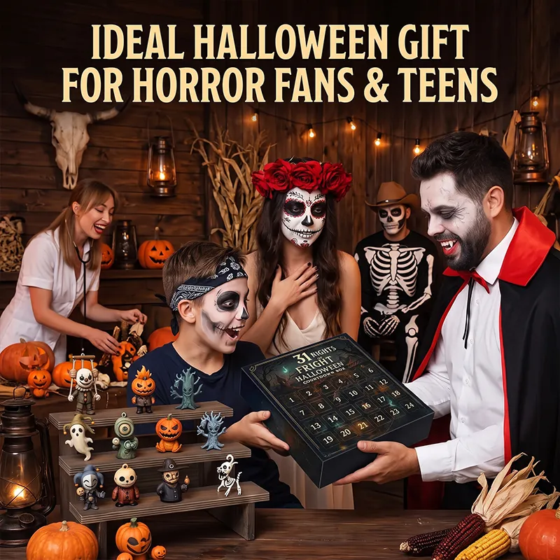 Halloween mini collectible advent calendar characters