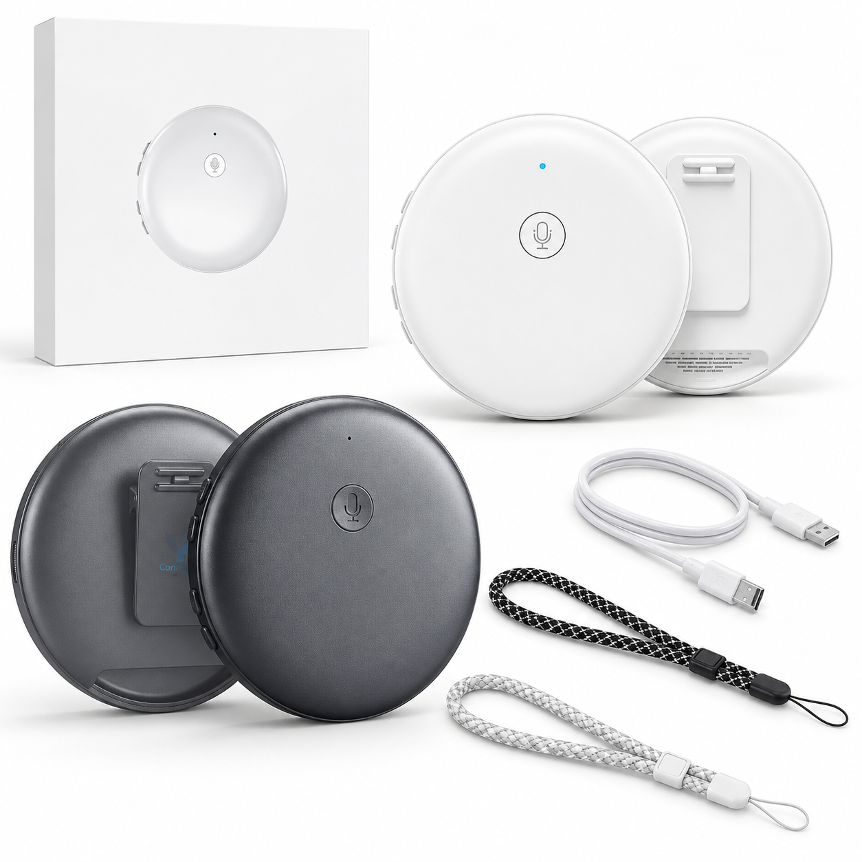🌎 AI Wearable Translator – 165+ Language Two-Way Voice Translation Device, Real-Time AI Language Translator with Smart Learning, Bluetooth Connectivity for Travel, Work & Everyday Conversations