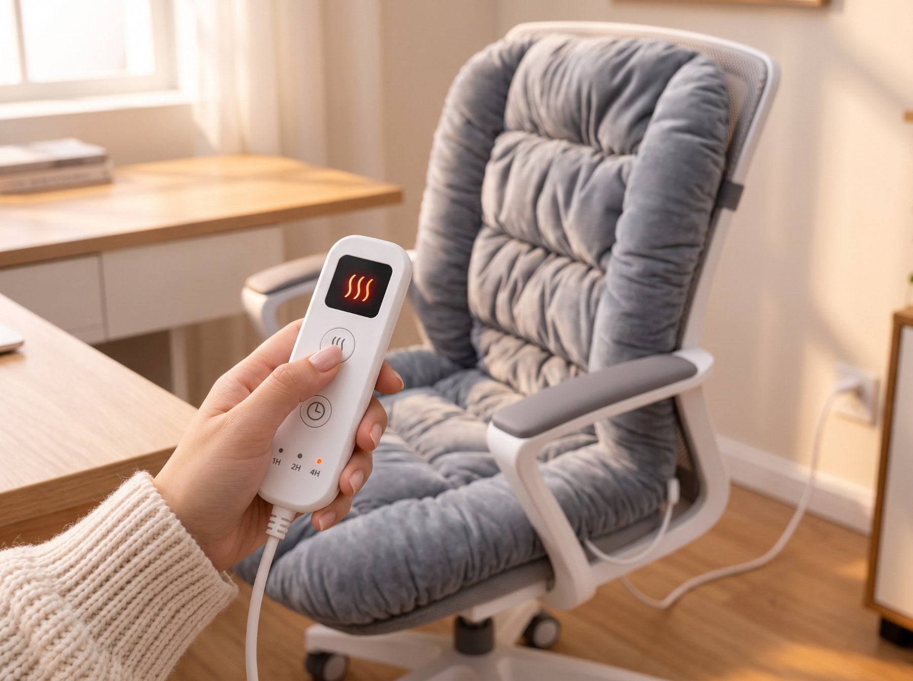 Connecting the heated cushion controller
