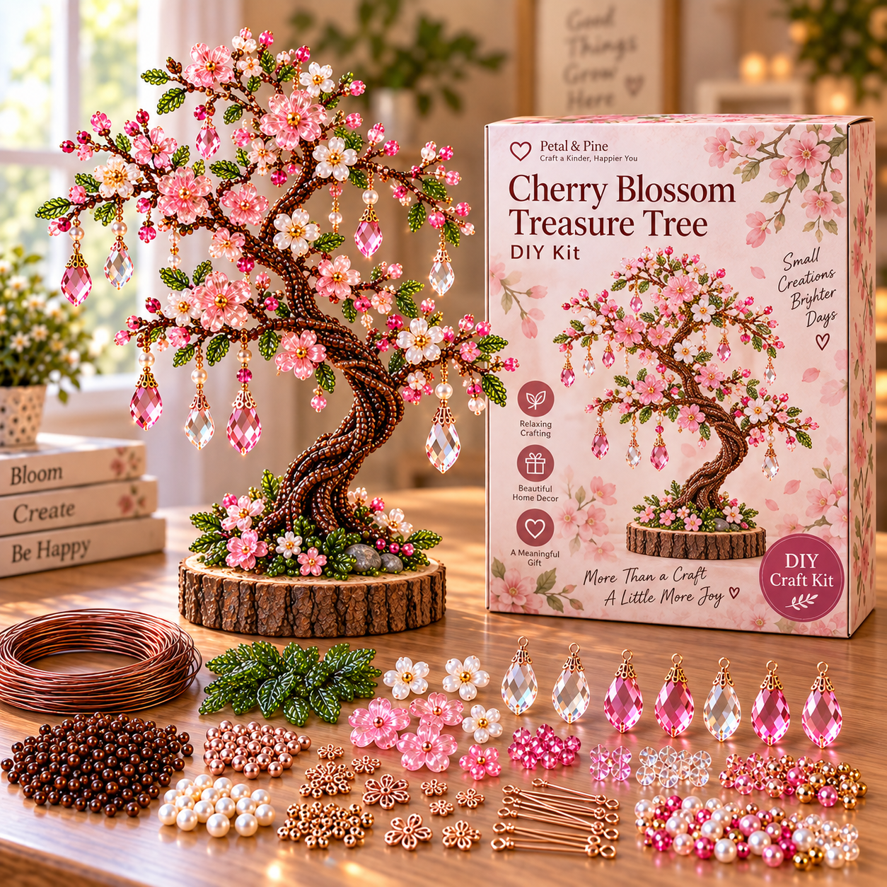 Cherry Blossom DIY beaded tree kit