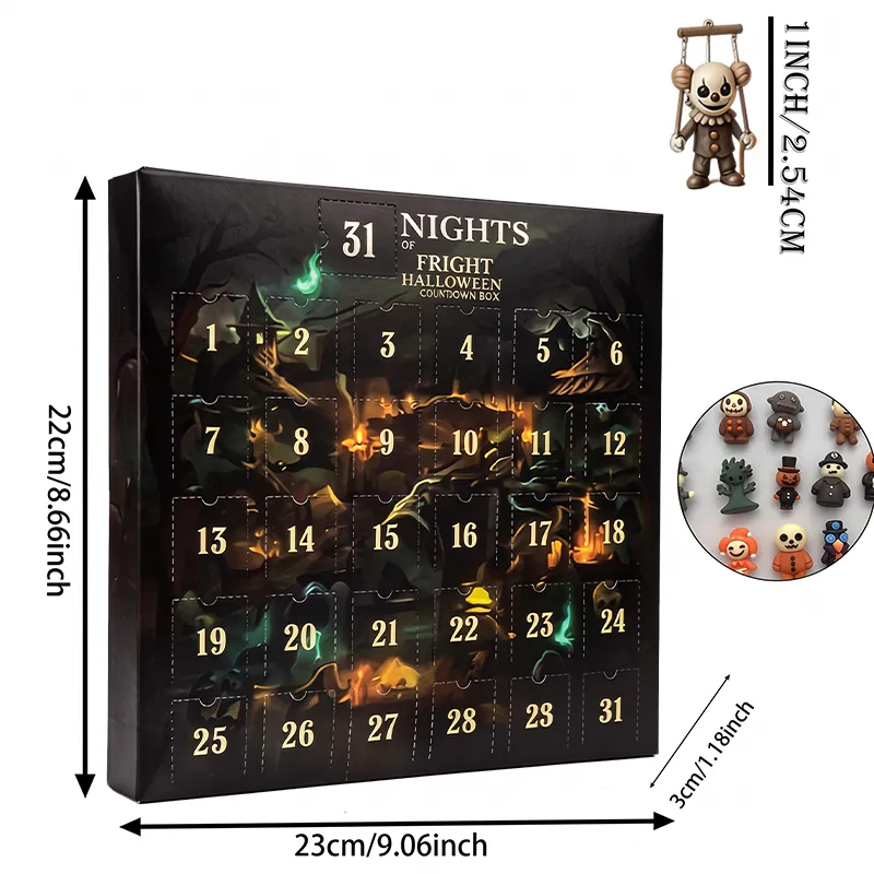 Halloween countdown calendar gift
