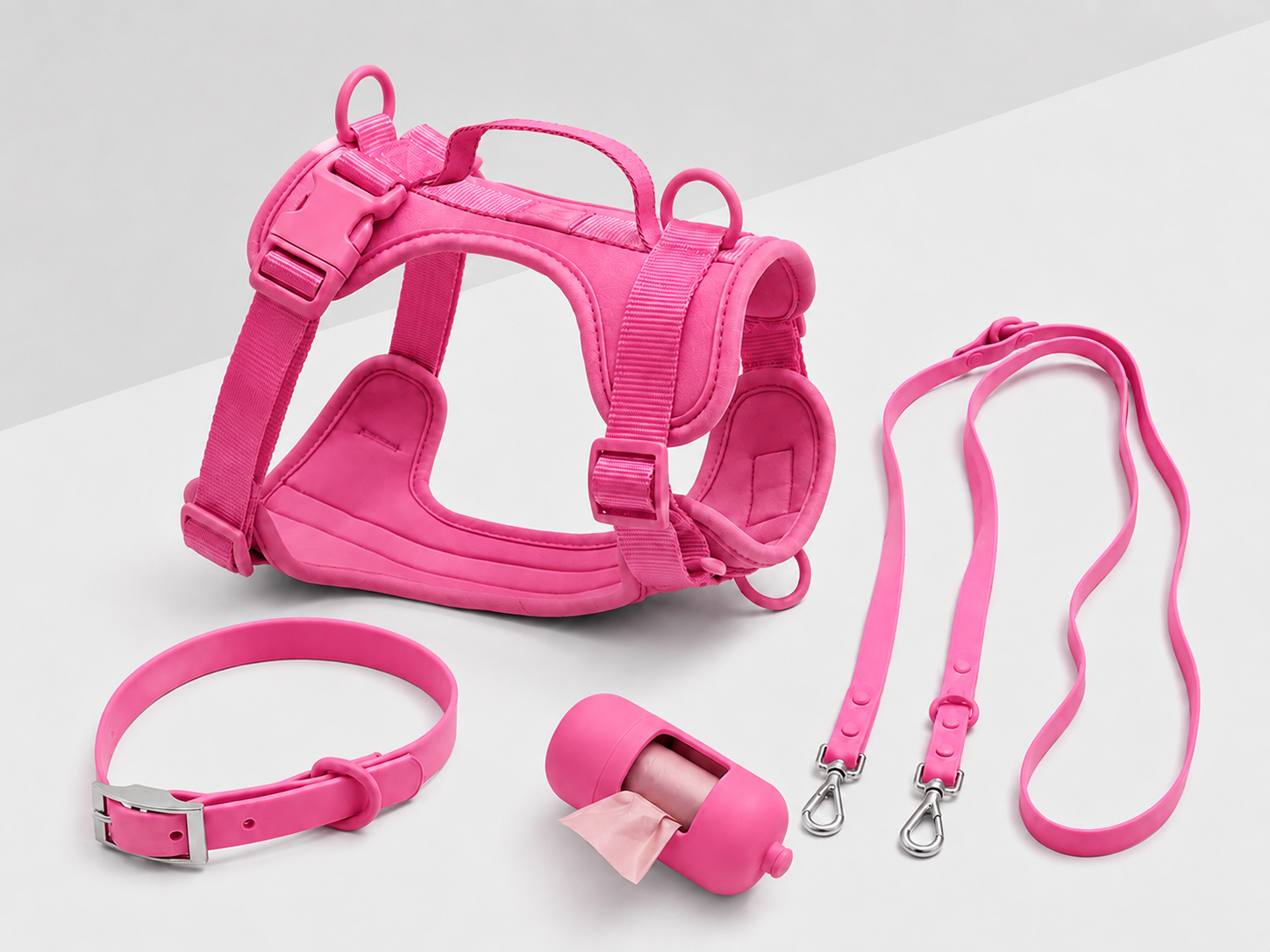 Step-In Harness + Hands-Free Rope Leash Walk Kit