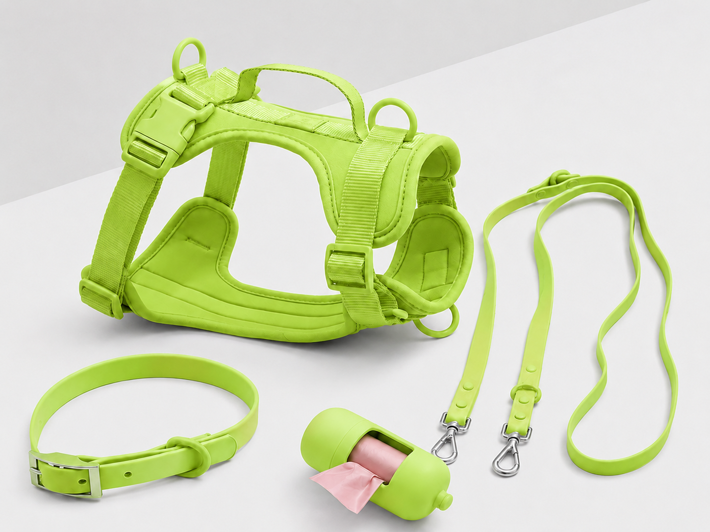 Step-In Harness + Hands-Free Rope Leash Walk Kit