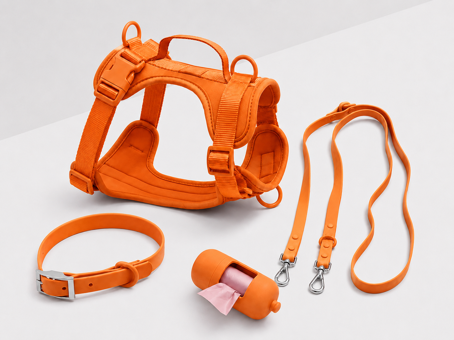 Step-In Harness + Hands-Free Rope Leash Walk Kit