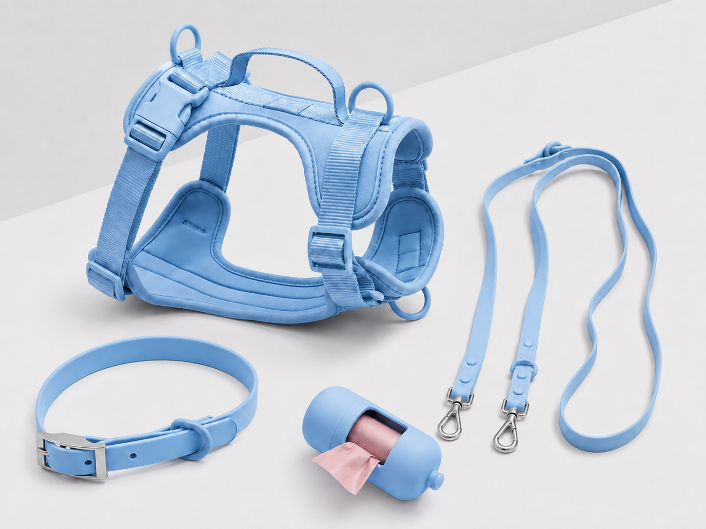 Step-In Harness + Hands-Free Rope Leash Walk Kit