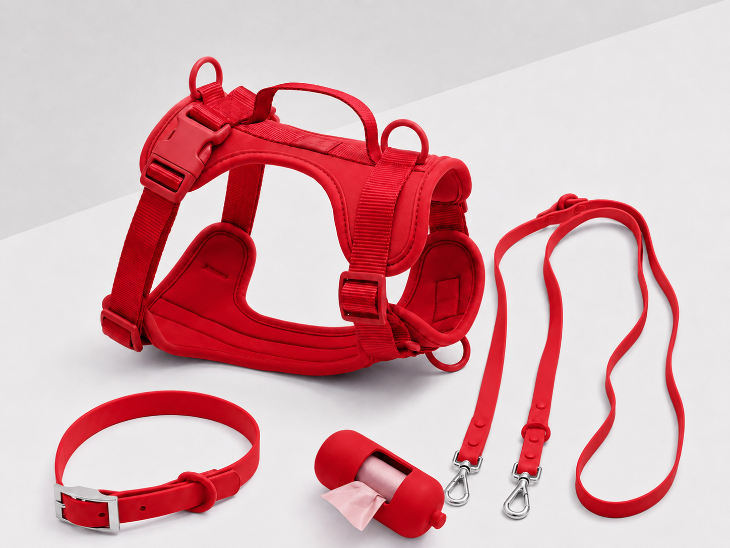 Step-In Harness + Hands-Free Rope Leash Walk Kit
