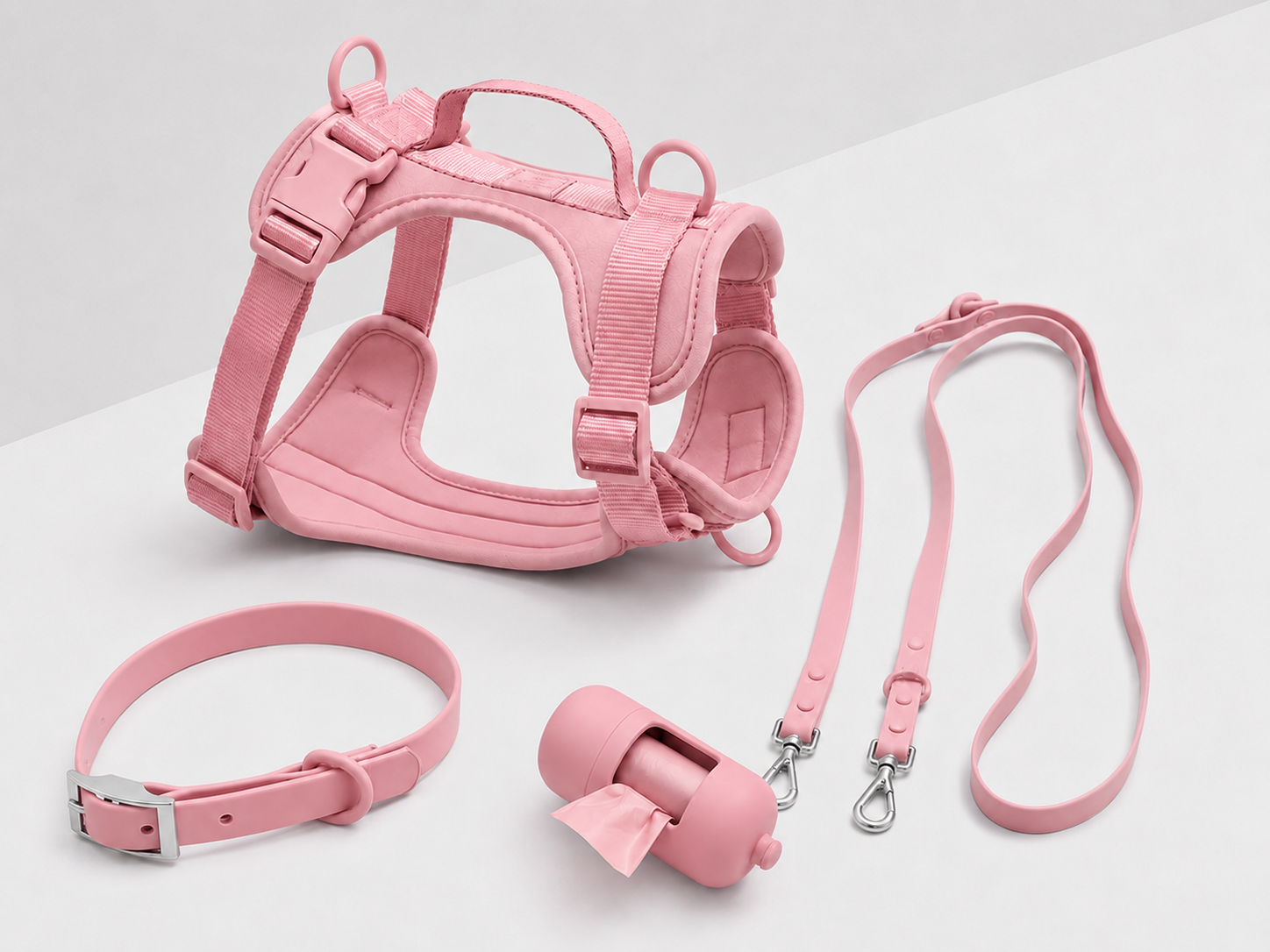 Step-In Harness + Hands-Free Rope Leash Walk Kit