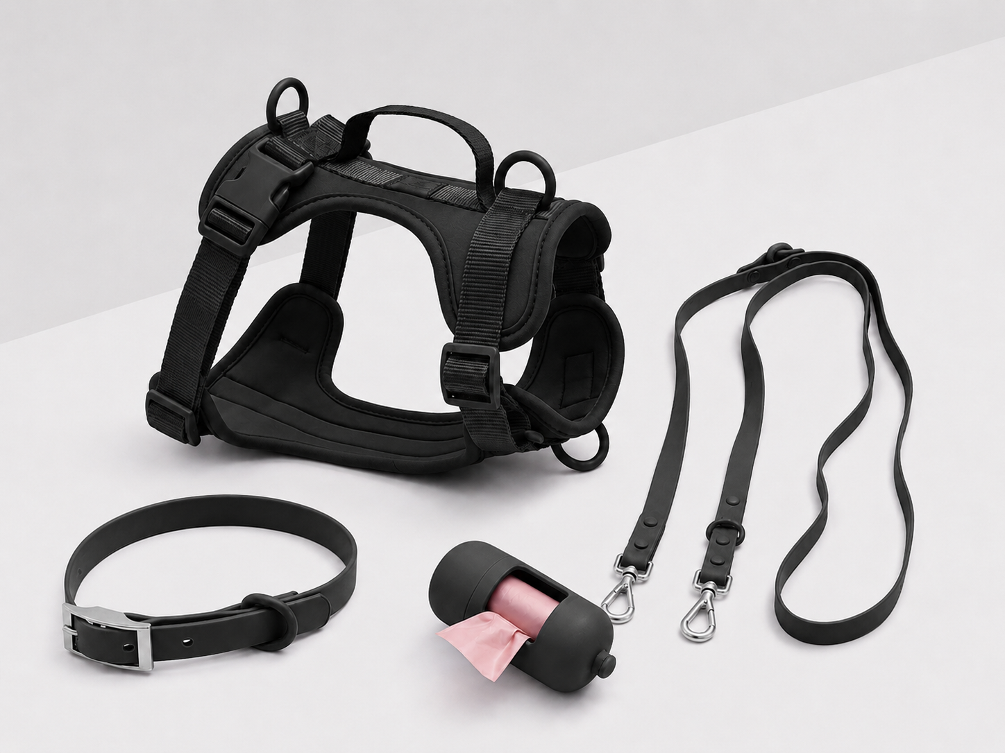 Step-In Harness + Hands-Free Rope Leash Walk Kit