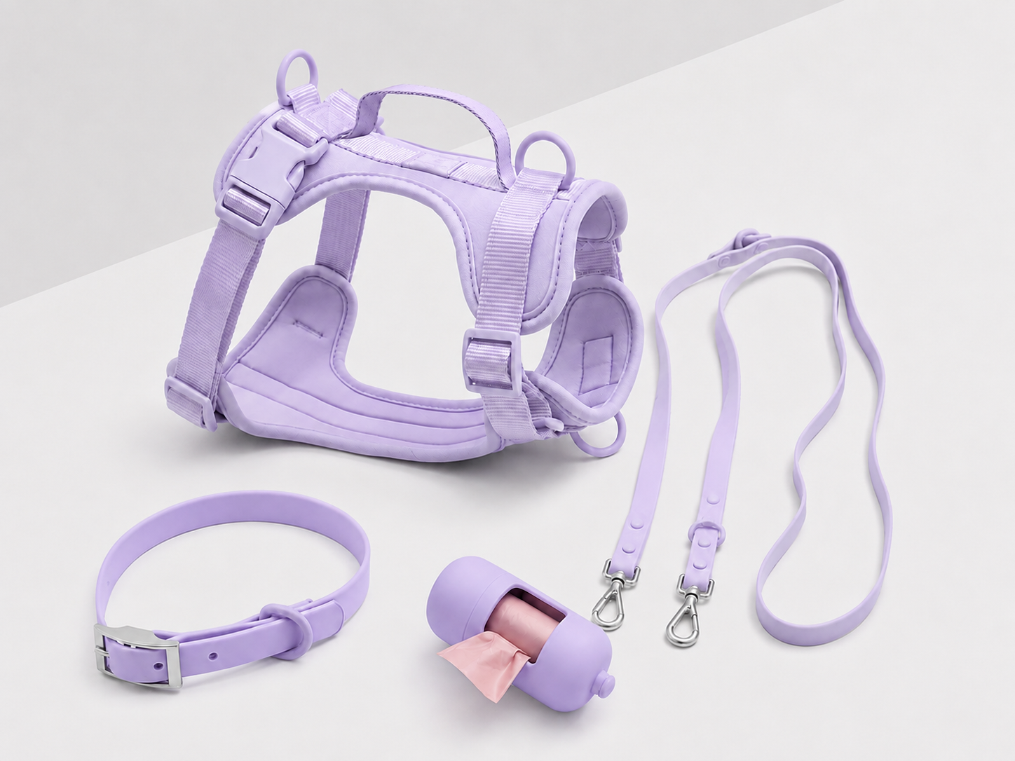 Step-In Harness + Hands-Free Rope Leash Walk Kit