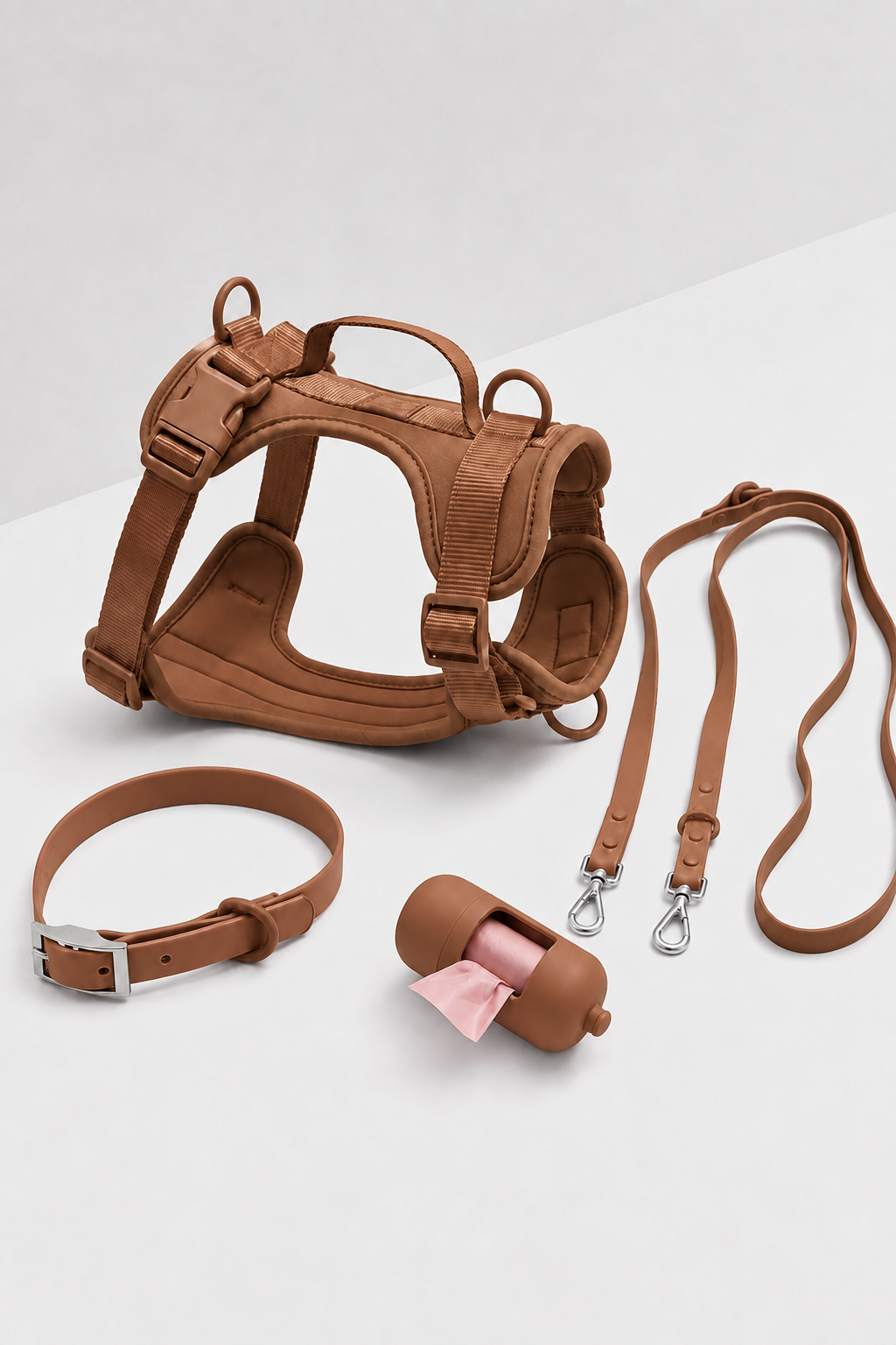 Step-In Harness + Hands-Free Rope Leash Walk Kit
