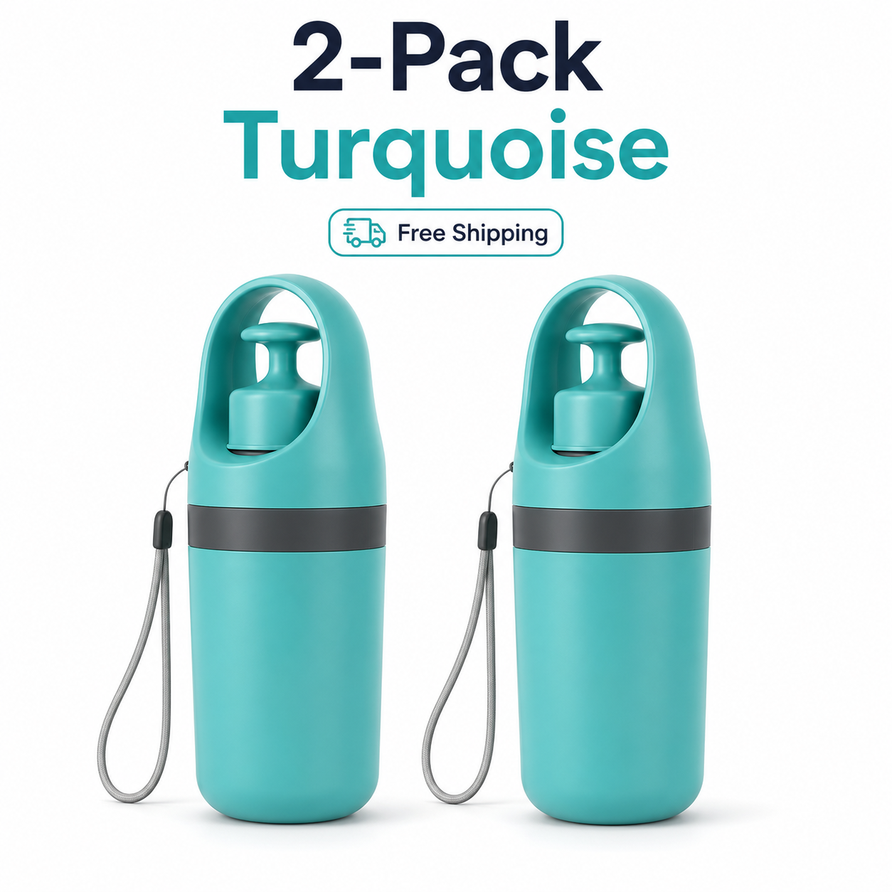 Portable No-Touch Dog Poop Scooper with Bag Dispenser & Waste Storage