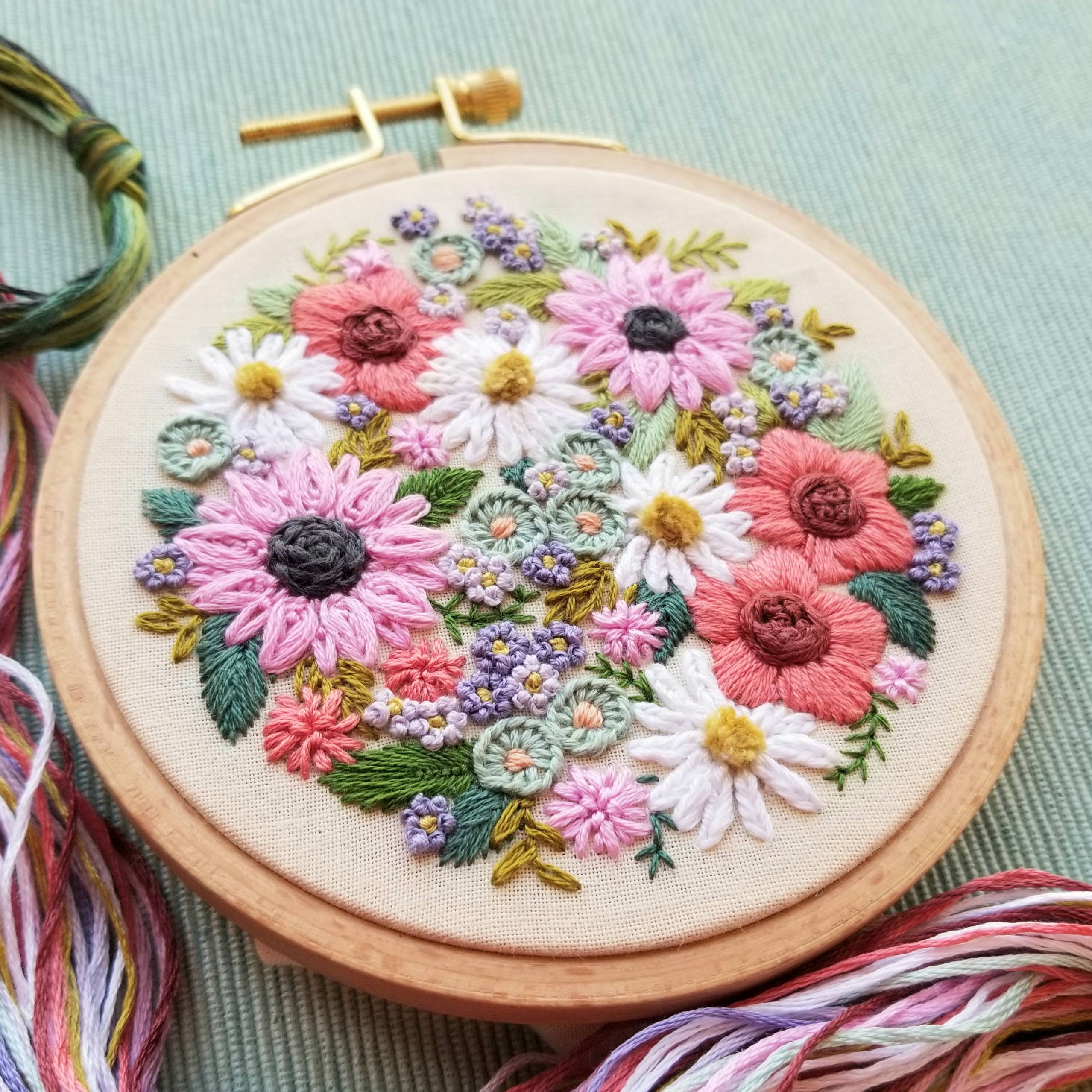 Finished Wildflower Sampler