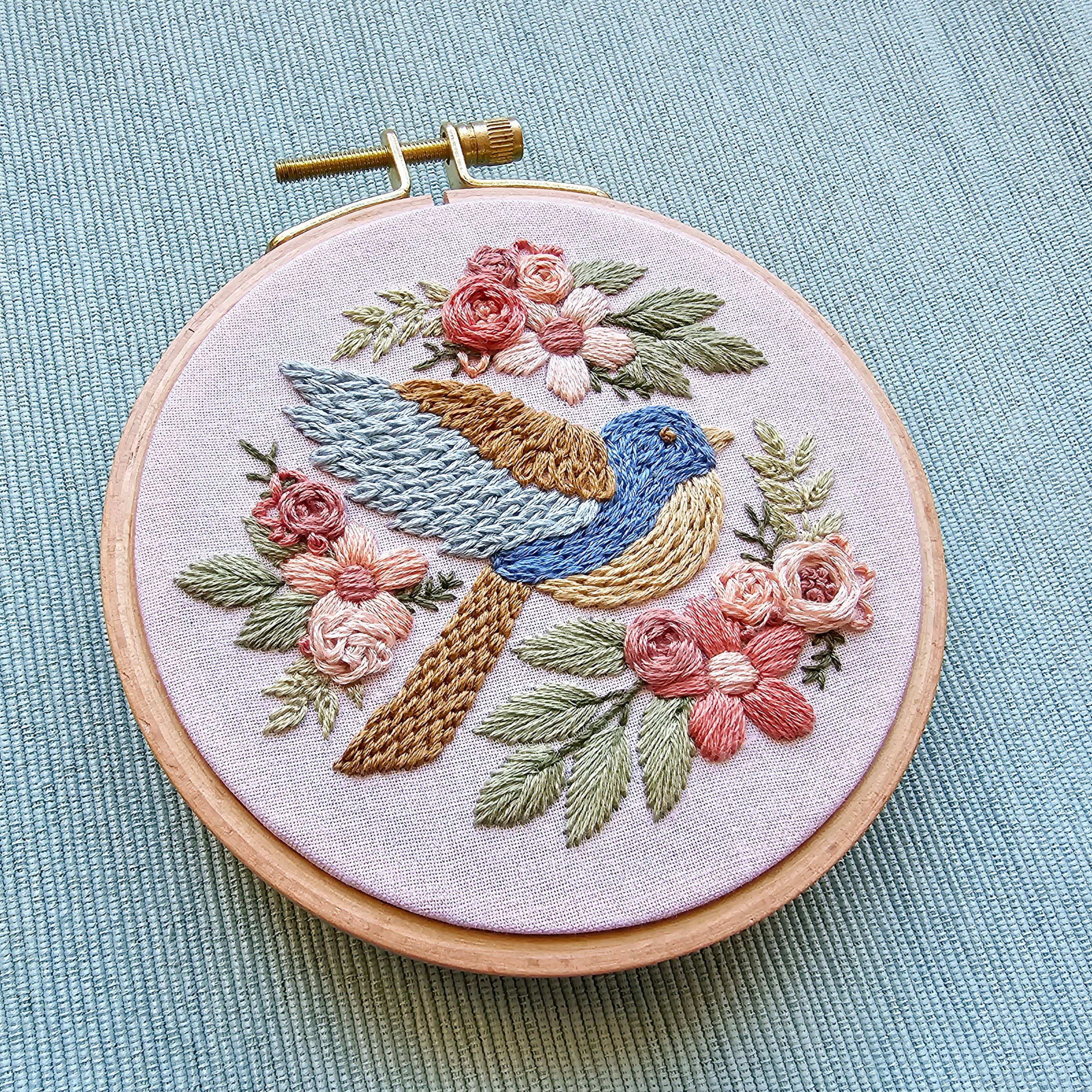 Bluebird Sampler Beginner Embroidery kit