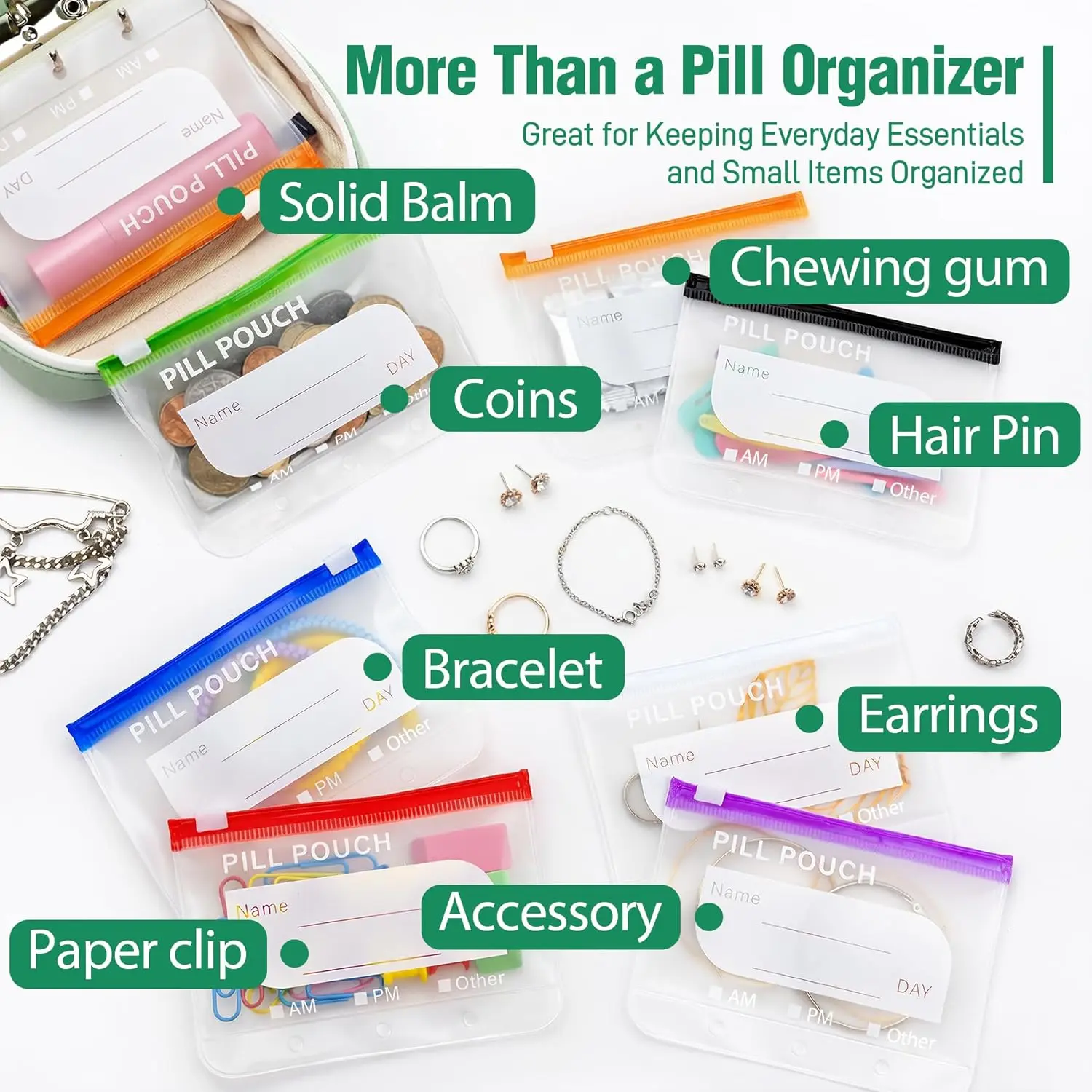 💊 Waterproof Large-Capacity Pill Organizer – Portable Medicine Storage Case for Travel & Daily Use