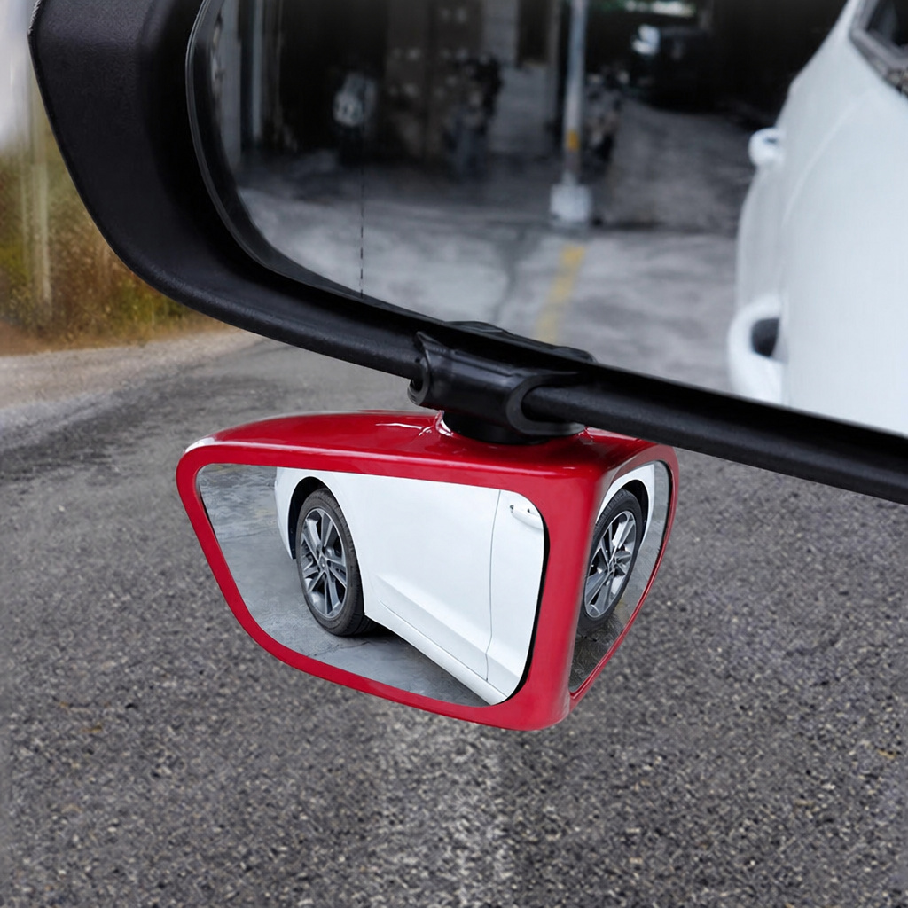360‑degree car blind‑spot rearview mirror