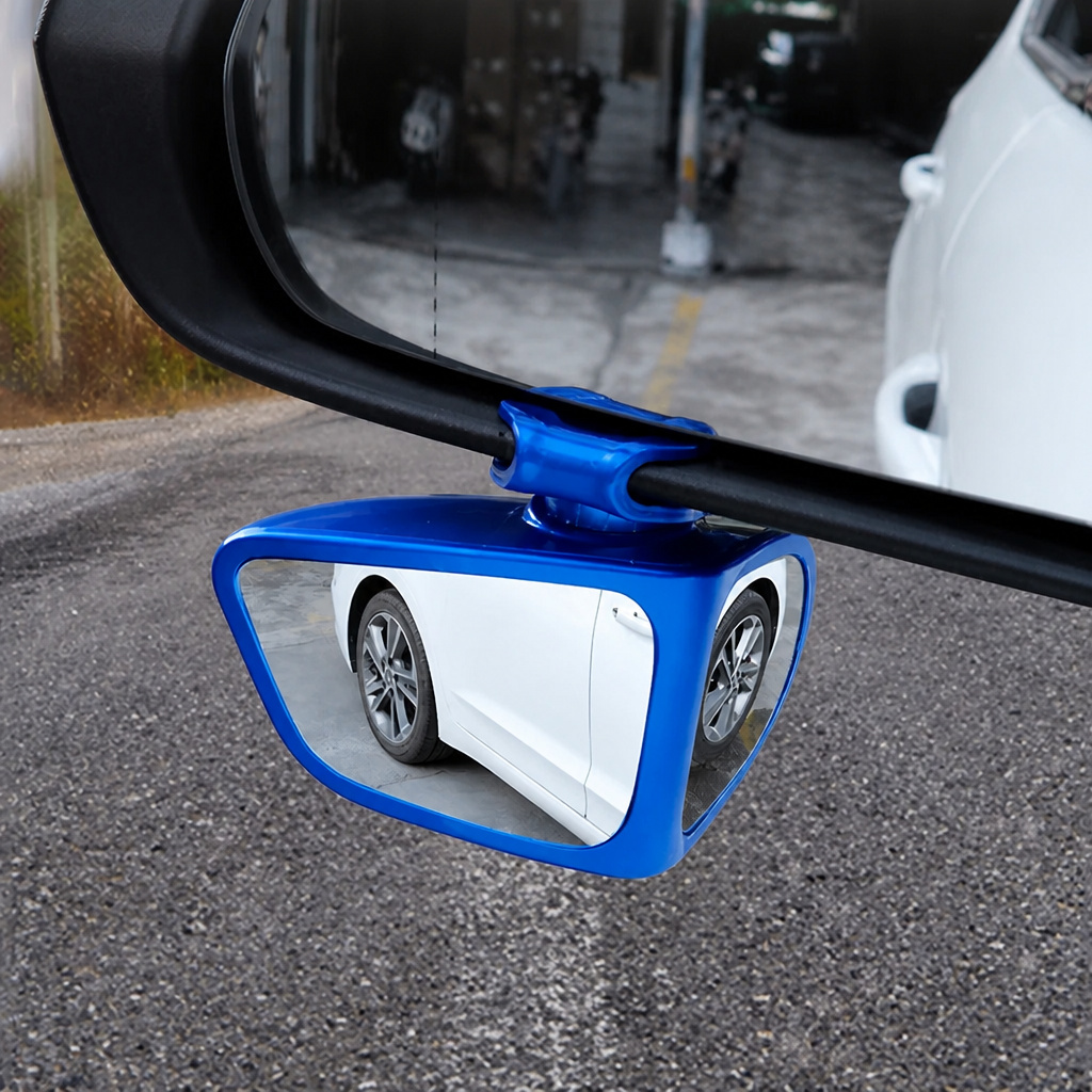 360‑degree car blind‑spot rearview mirror
