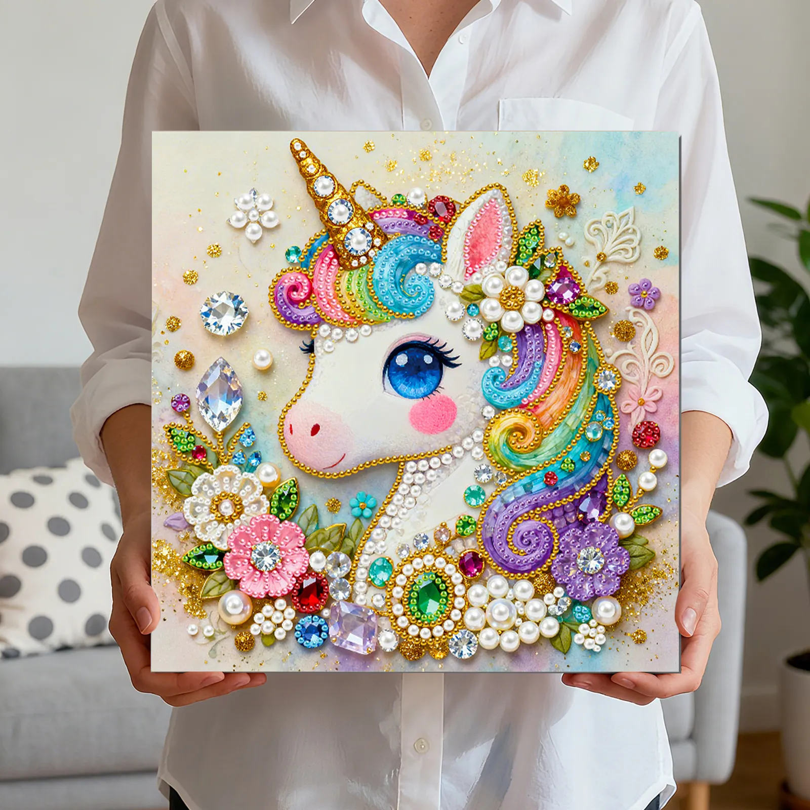 🦄Framed Unicorn - Pearls Painting Kit for Creativity DIY