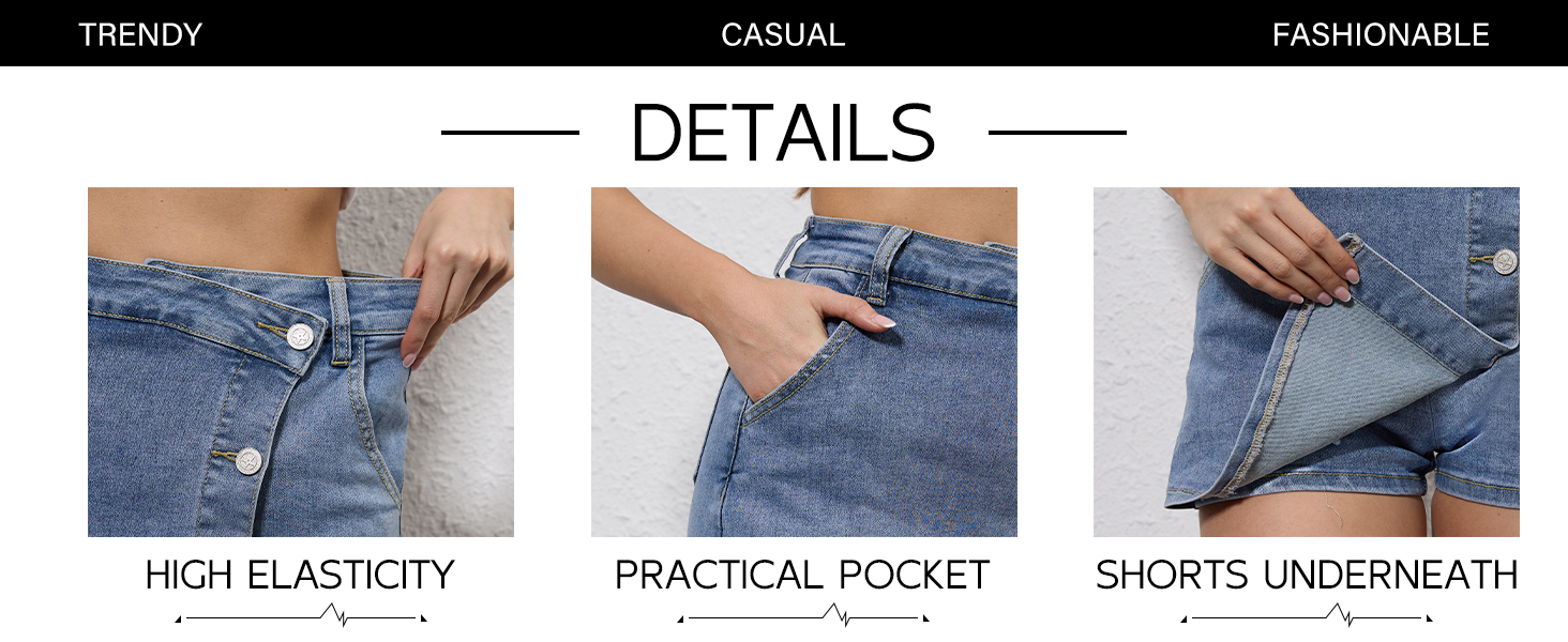 Skorts for Women with Pockets