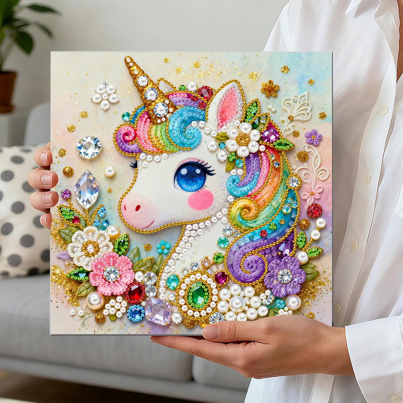 🦄Framed Unicorn - Pearls Painting Kit for Creativity DIY