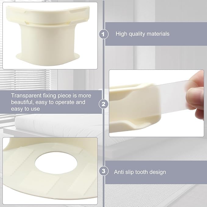4-Pack Bed Sheet Holders – Strong Grip Mattress Straps for a Tight, Wrinkle-Free Fit