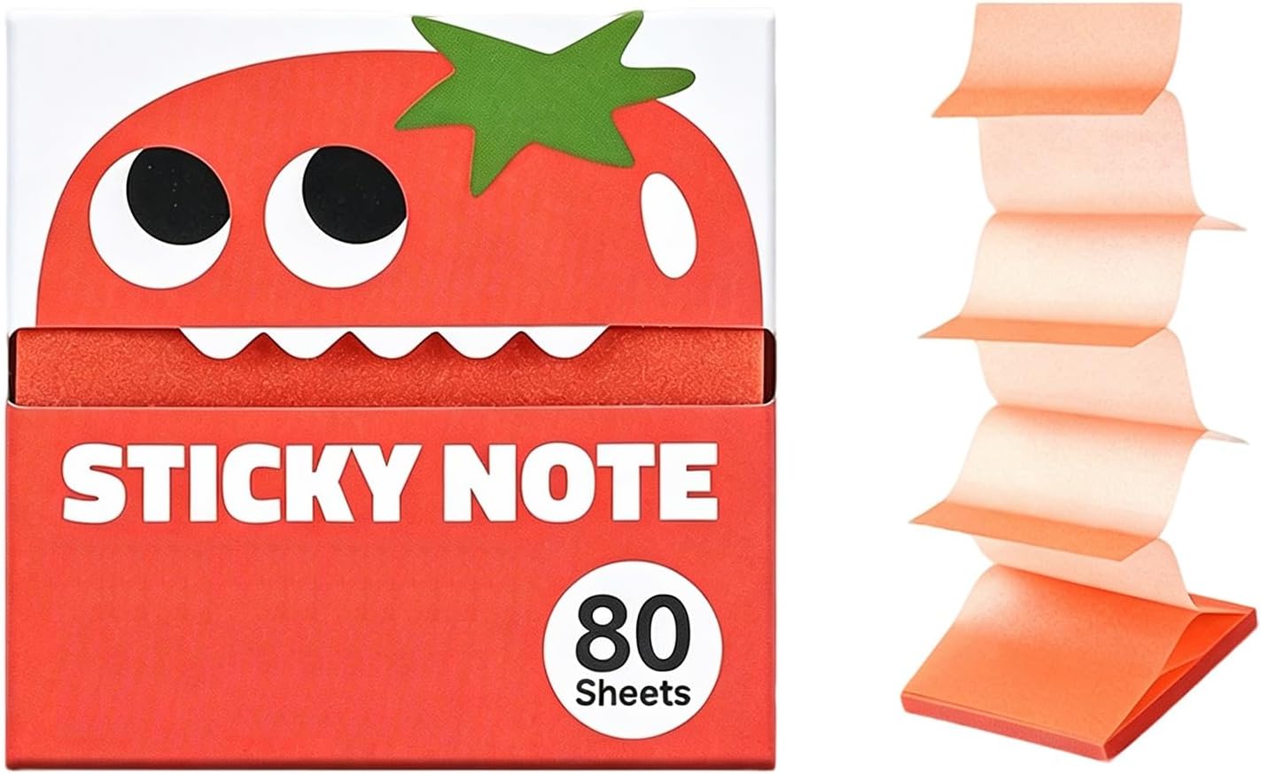 🍓 Cute Fruit Pop-Up Transparent Sticky Notes