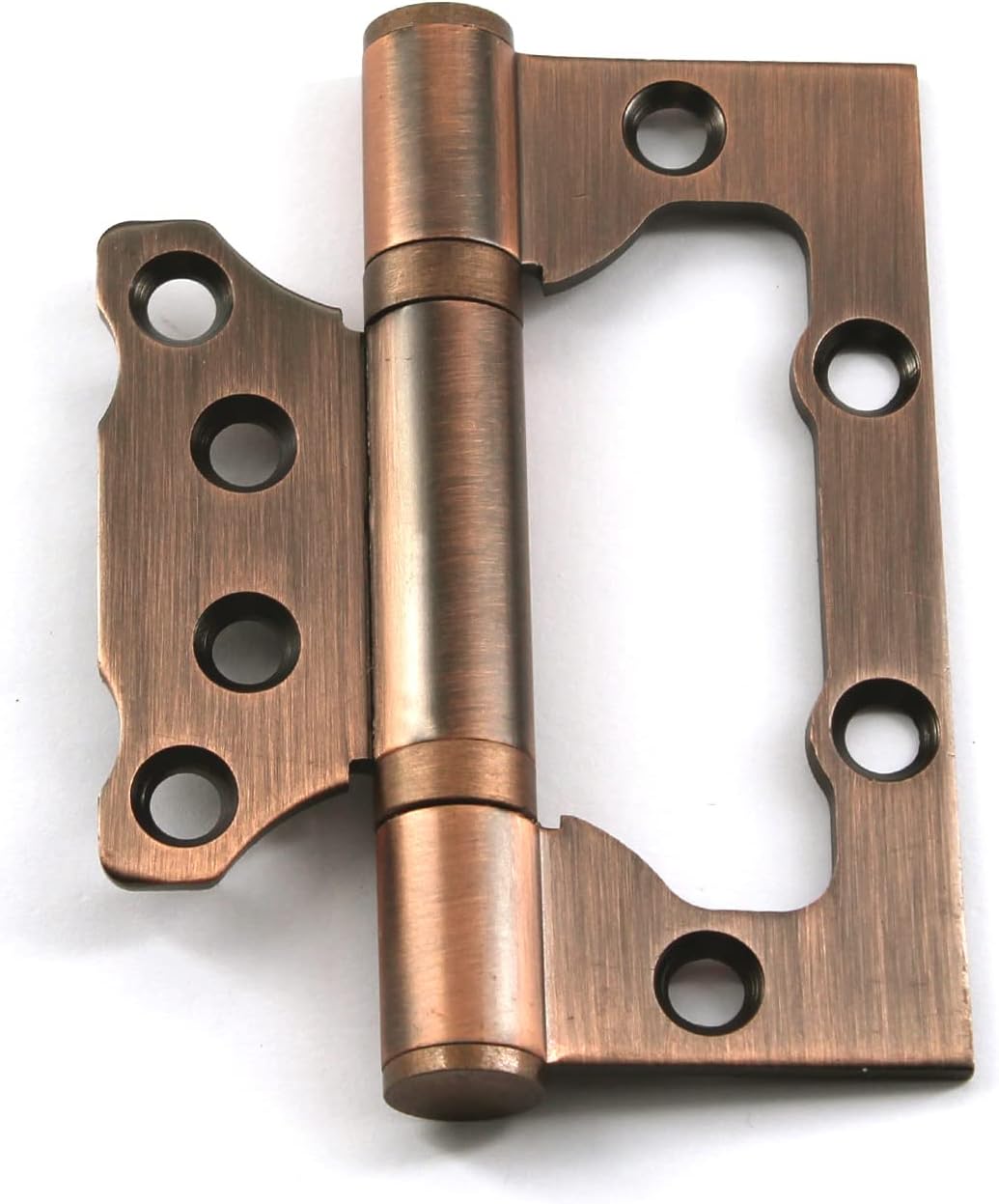 12.5x7.5cm Red Bronze Square Solid Stainless Steel Door Hinges Ball Bearing Door Hinges 3mm Thick Pack of 2