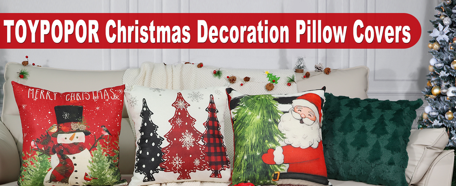 christmas pillow covers