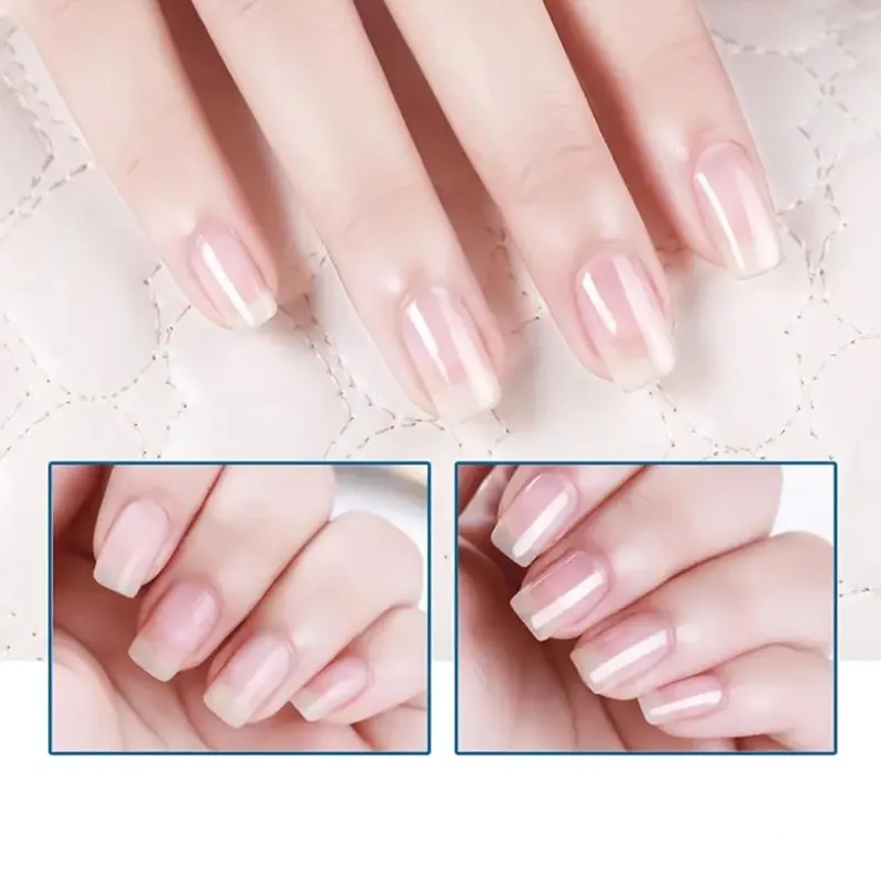 📢📢Buy One Get One Free!! ⏰💖✨Natural Pink Glossy Mirror Nail Strengthener