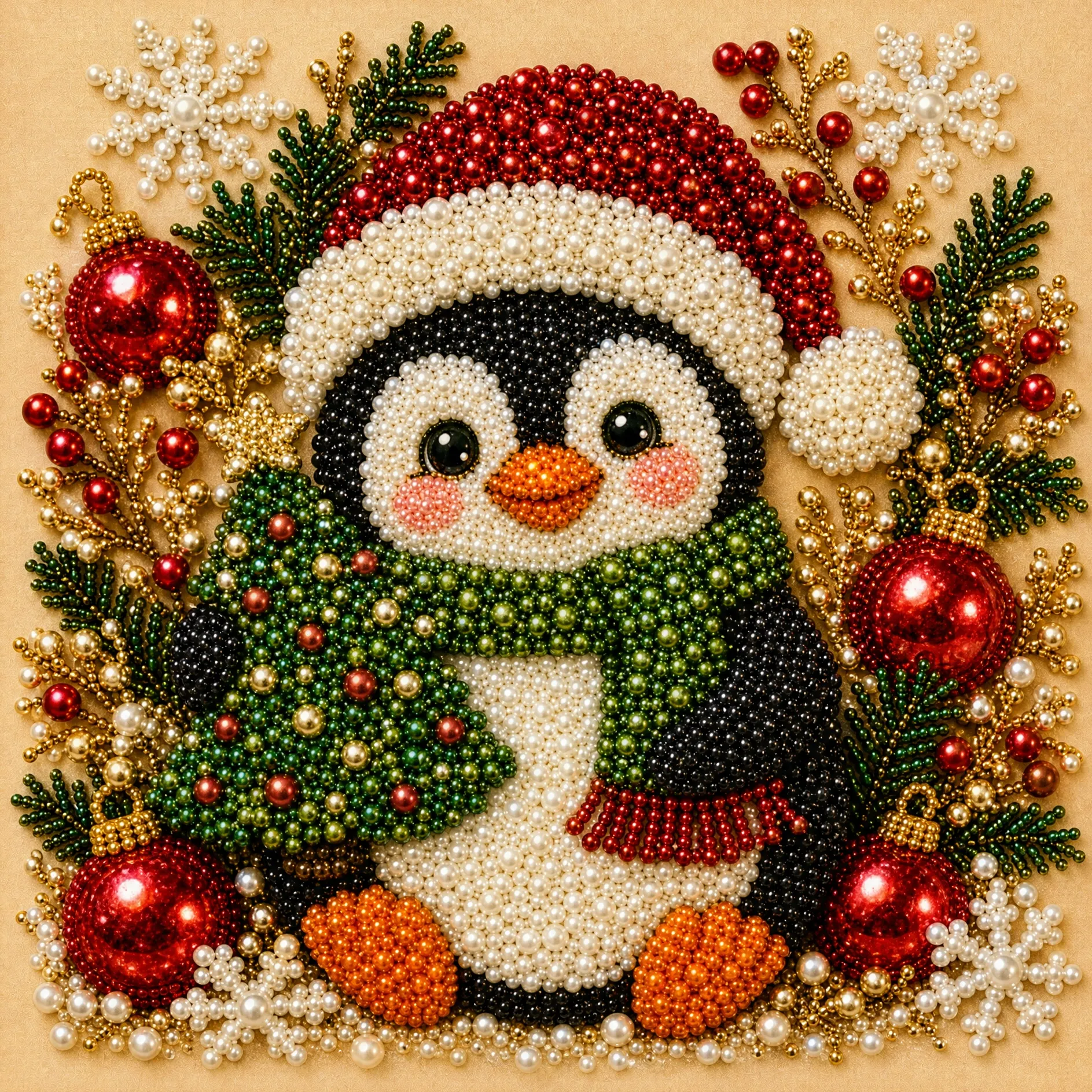 🐧Framed Christmas Penguin